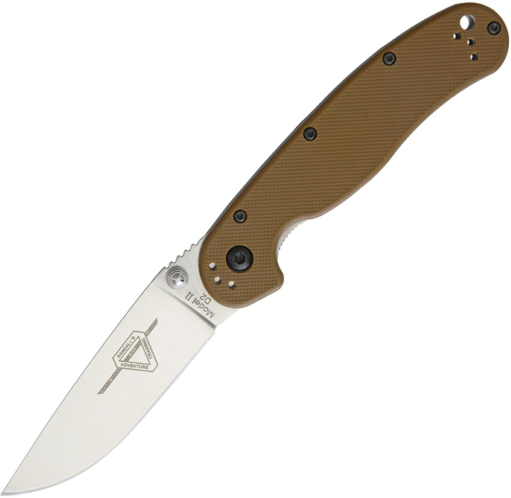 Amazon.com: Ontario Knife Company Rat II, Satin D2 Tool Steel Drop